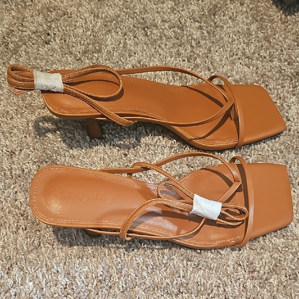 Amazon Tan Heels Sleek Modern Design